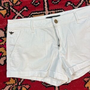 Abercrombie & Fitch White Women's Shorts